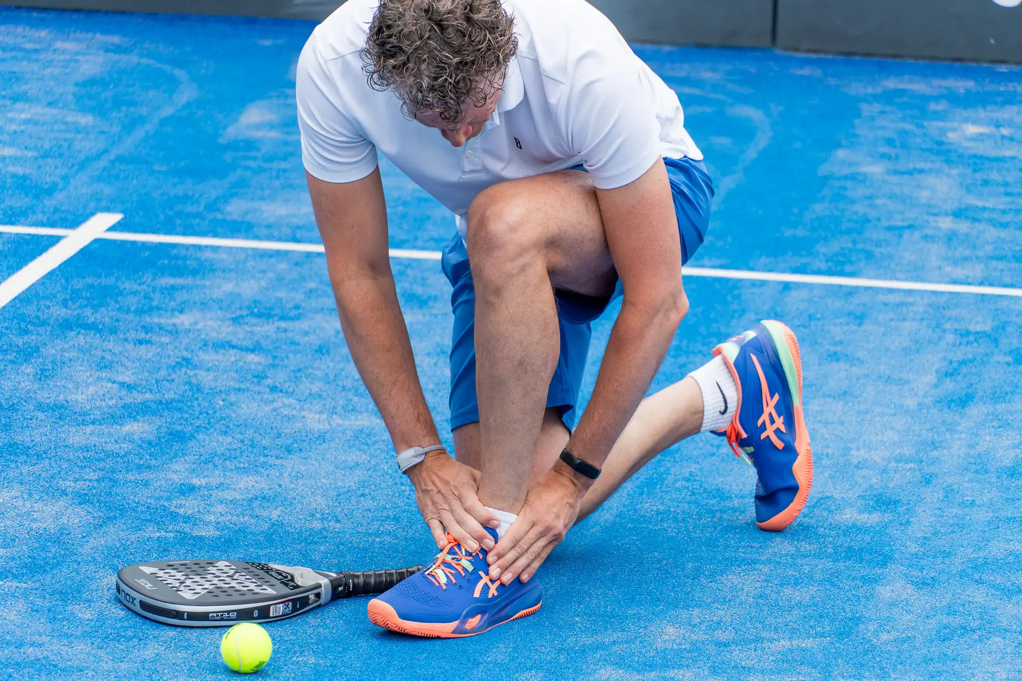 Achilles en enkel klachten bij padel